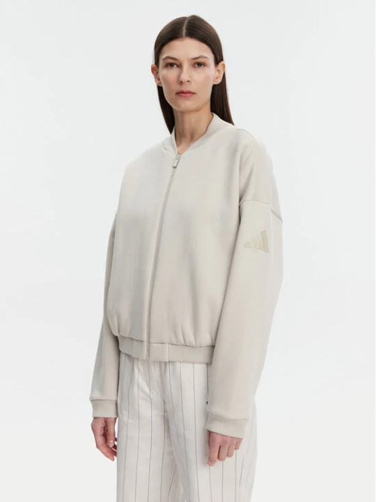 Zdjęcie produktu adidas Bluza Essentials Contemporary Logo JD9972 Beżowy Loose Fit