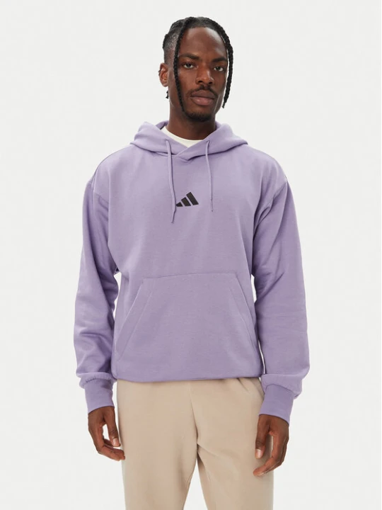 Zdjęcie produktu adidas Bluza Essentials Feelcozy KF2365 Fioletowy Regular Fit