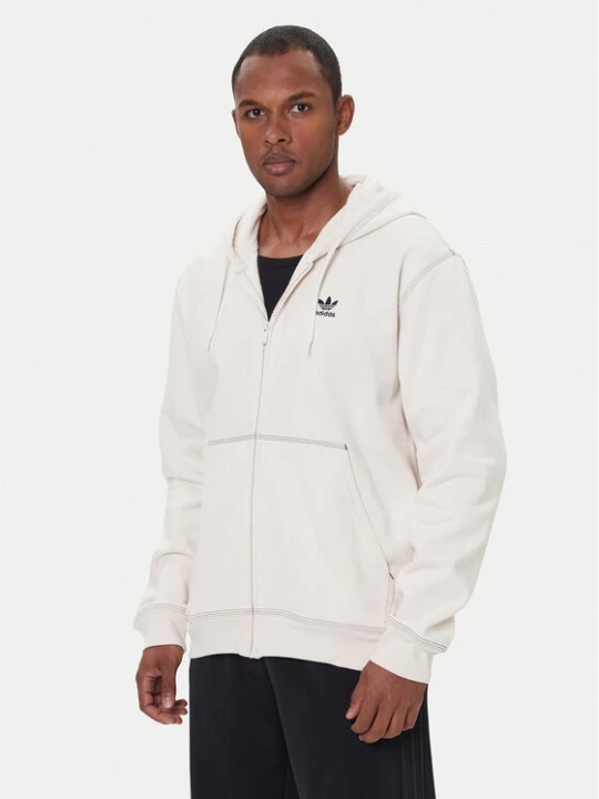 Zdjęcie produktu adidas Bluza Essentials Trefoil JW0968 Écru Regular Fit Kremowy