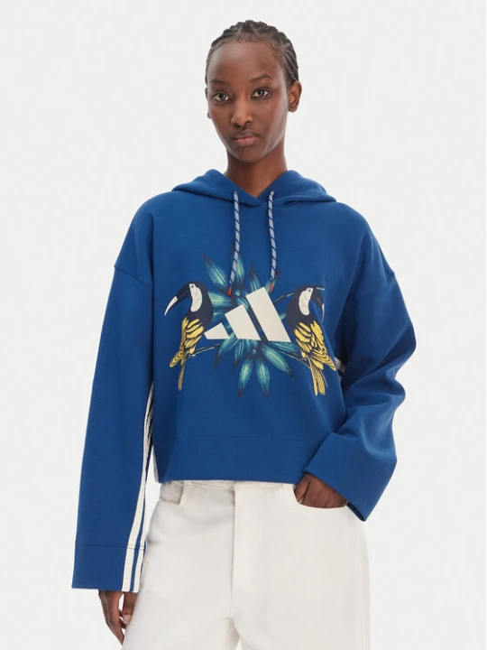 Zdjęcie produktu adidas Bluza Farm Rio KS2104 Granatowy Loose Fit