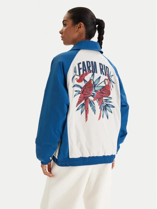 Zdjęcie produktu adidas Bluza Farm Rio Premium KD2195 Niebieski Oversize