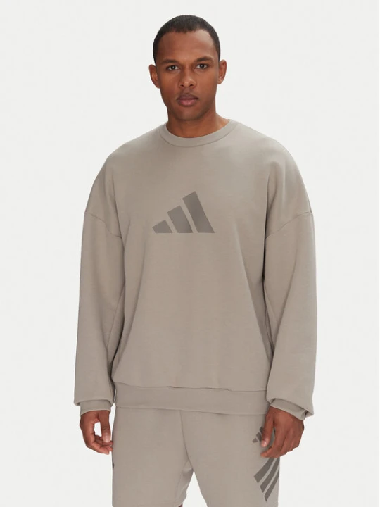Zdjęcie produktu adidas Bluza Future Icons 3 Bar Logo JI8771 Beżowy Loose Fit