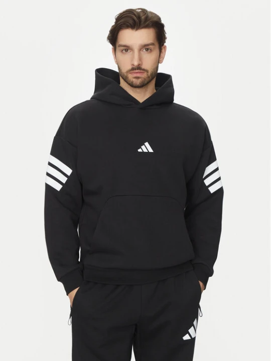 Zdjęcie produktu adidas Bluza Future Icons 3-Stripes JD4838 Czarny Regular Fit