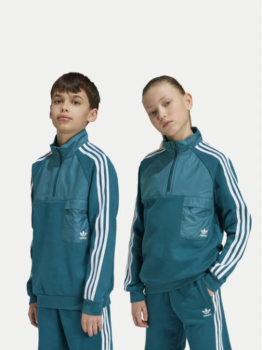 Zdjęcie produktu adidas Bluza IY0012 Turkusowy Relaxed Fit