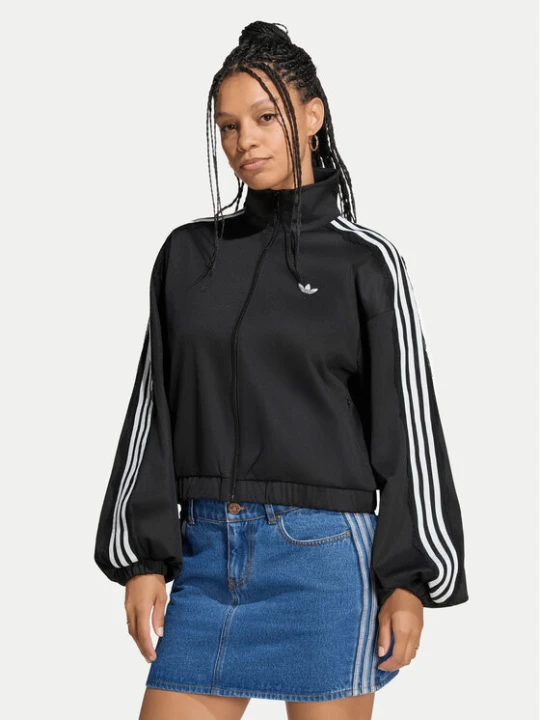 Zdjęcie produktu adidas Bluza Lace Oversized Archive Track Top LG4279 Czarny Regular Fit