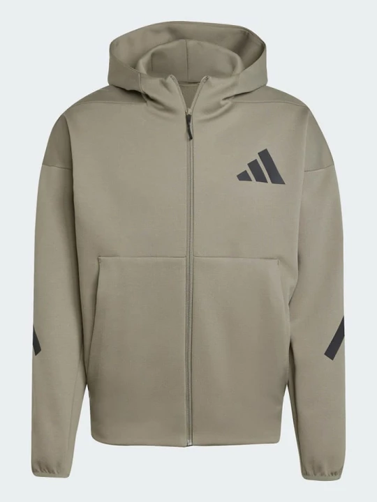 Zdjęcie produktu adidas Bluza "M Z.N.E." w kolorze beżowo-szarym rozmiar: S