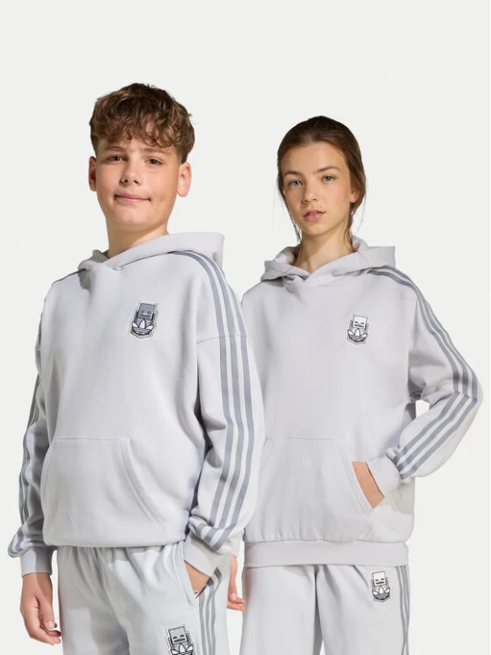 Zdjęcie produktu adidas Bluza Minecraft JW7725 Szary Loose Fit