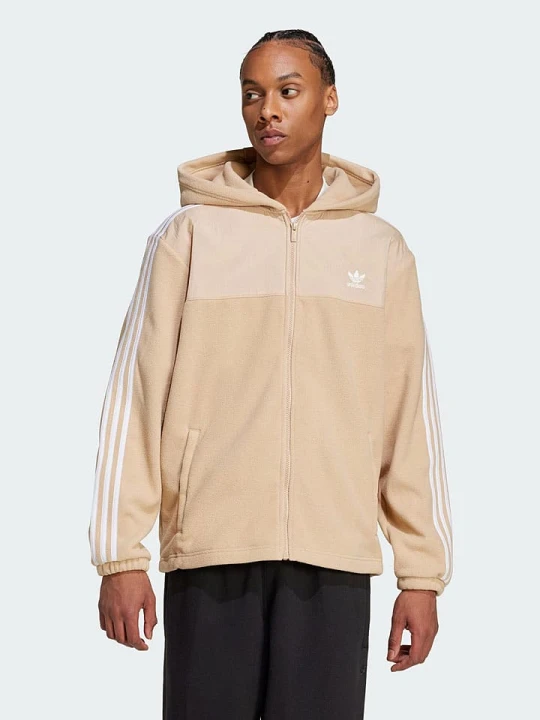 Zdjęcie produktu adidas Bluza "Originals Adicolor 3-Stripes" w kolorze beżowym rozmiar: L