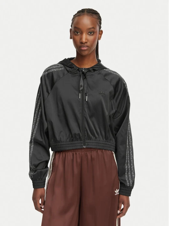 Zdjęcie produktu adidas Bluza Pearl Cropped KC7864 Czarny Loose Fit