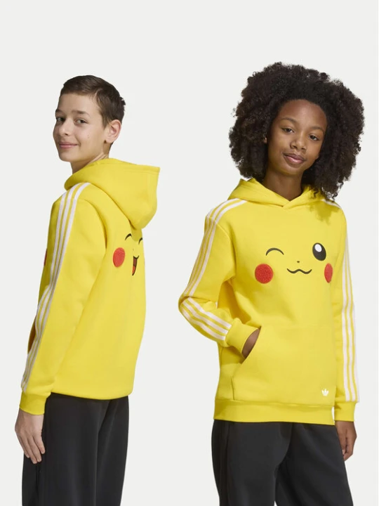 Zdjęcie produktu adidas Bluza Pokemon Loose Hoodie KS7112 Żółty Regular Fit