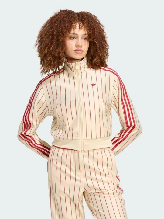 Zdjęcie produktu adidas Bluza Reversible Firebird Track Top KT1850 Beżowy Regular Fit