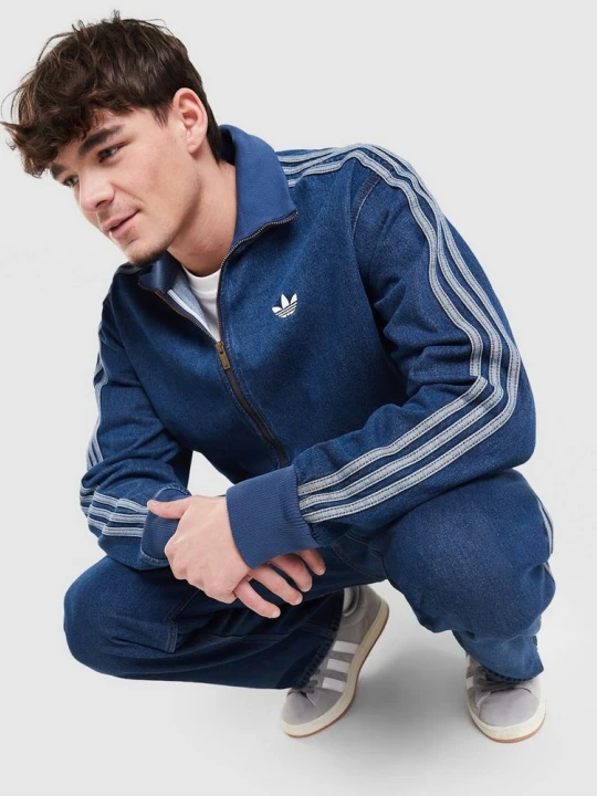 Zdjęcie produktu adidas Bluza Rozpinana Firebird Denim niebieski