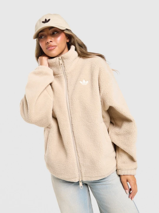 Zdjęcie produktu adidas Bluza Rozpinana Ess Teddy Jkt beżowy