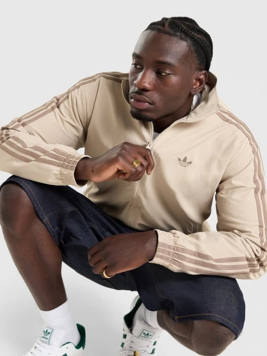 Zdjęcie produktu adidas Bluza Rozpinana Firebird Woven Track Top beżowy