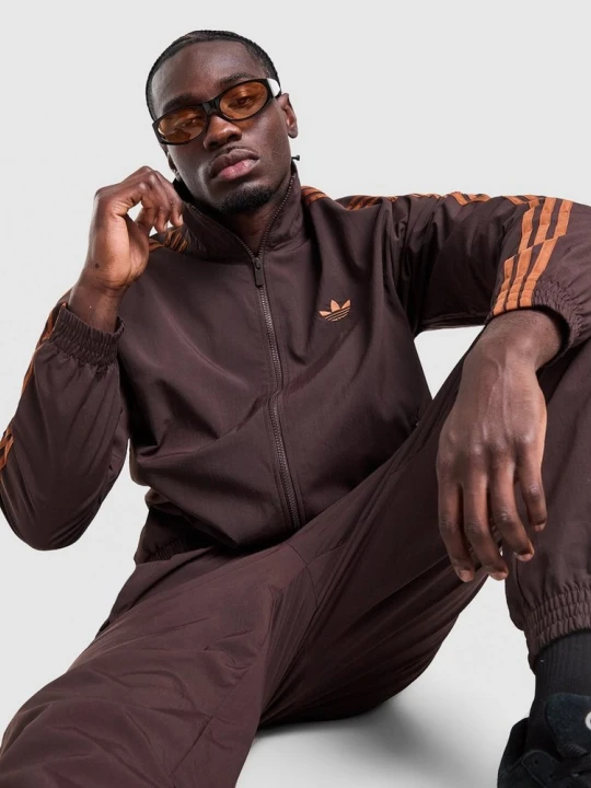 Zdjęcie produktu adidas Bluza Rozpinana Firebird Woven Track Top brązowy