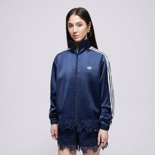 Zdjęcie produktu Adidas Bluza Rozpinana Satin Lace Track Top Loose Firebird granatowy