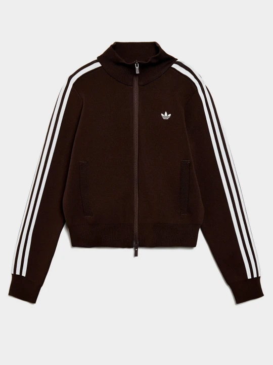 Zdjęcie produktu adidas Bluza Rozpinana Slim Knit Tt brązowy