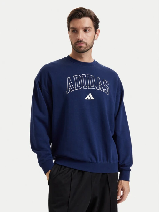 Zdjęcie produktu adidas Bluza Seasonal Essentials Collegiate French Terry Crew Sweatshirt KG0514 Niebieski Regular Fit