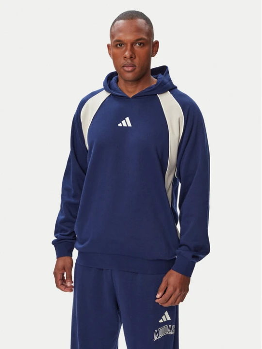 Zdjęcie produktu adidas Bluza Seasonal Essentials Colorblock KF4195 Granatowy Regular Fit