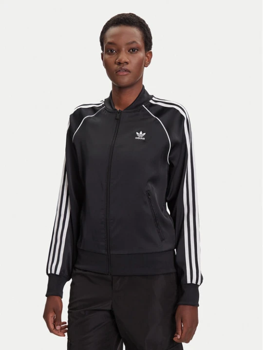 Zdjęcie produktu adidas Bluza SST adicolor Satin JZ6733 Czarny Regular Fit