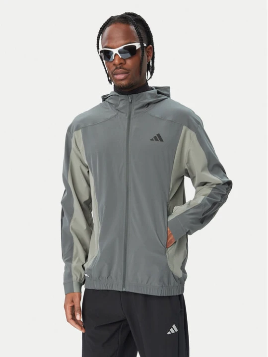 Zdjęcie produktu adidas Bluza Tech Essentials Workout Track Top KQ5738 Zielony Regular Fit