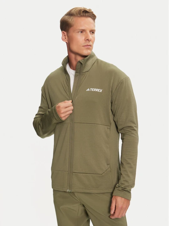 Zdjęcie produktu adidas Bluza techniczna Terrex Multi Light IQ3742 Zielony Slim Fit