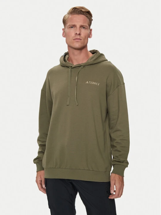 Zdjęcie produktu adidas Bluza Terrex Logo IN4716 Zielony Regular Fit