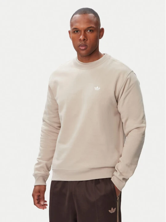 Zdjęcie produktu adidas Bluza Trefoil Essentials KS9811 Beżowy jasny Regular Fit