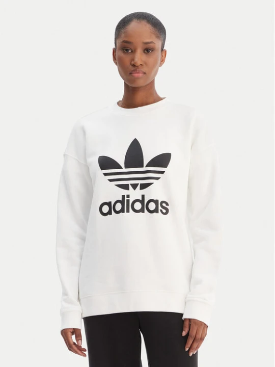 Zdjęcie produktu adidas Bluza Trefoil GN2961 Biały Regular Fit
