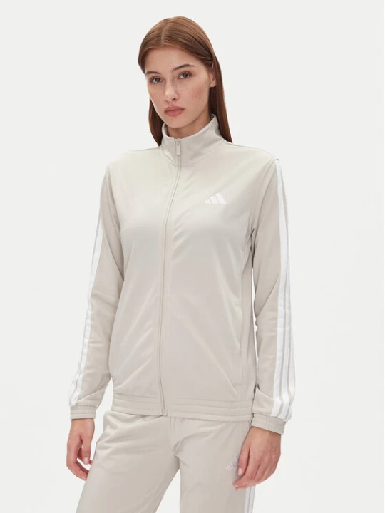 Zdjęcie produktu adidas Bluza Tricot 3-Stripes JD4521 Beżowy Regular Fit