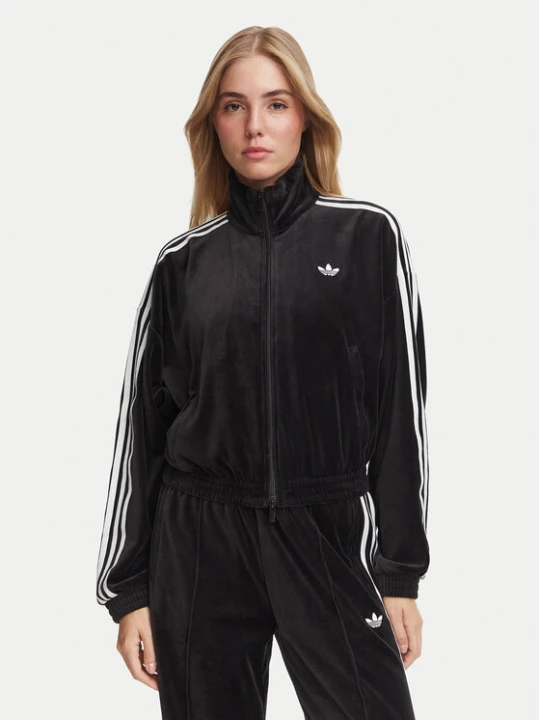 Zdjęcie produktu adidas Bluza Velour LG4297 Czarny Loose Fit