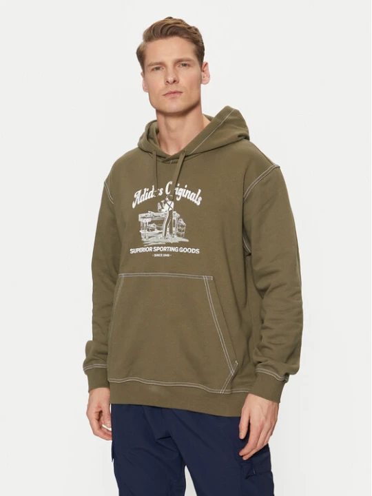 Zdjęcie produktu adidas Bluza Wabash JP4482 Zielony Loose Fit