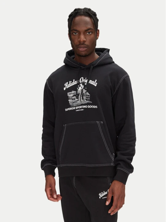 Zdjęcie produktu adidas Bluza Wabash JP4483 Czarny Loose Fit