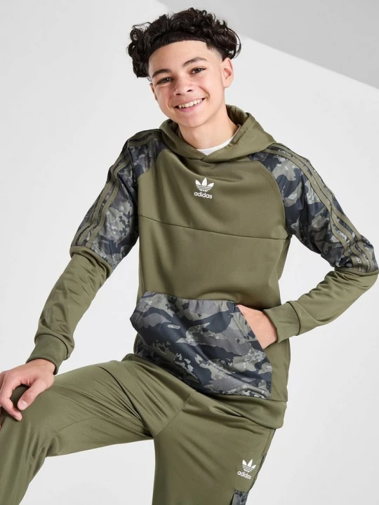 Zdjęcie produktu adidas Bluza Z Kapturem Bos Camo B zielony