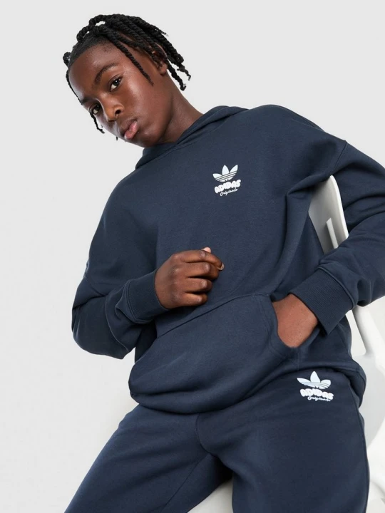 Zdjęcie produktu adidas Bluza Z Kapturem Bubble Gfx granatowy