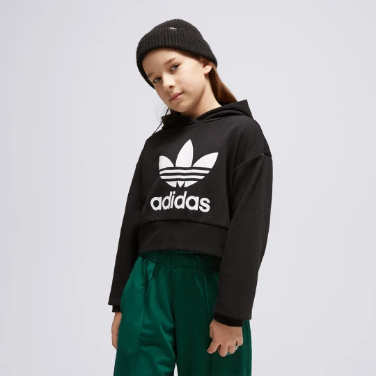 Zdjęcie produktu Adidas Bluza Z Kapturem Cropped Girl czarny