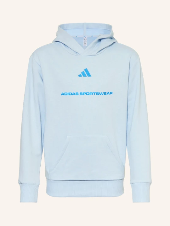 Zdjęcie produktu Adidas Bluza Z Kapturem Slogan blau JASNONIEBIESKI