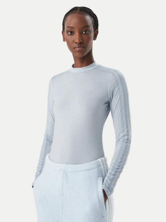 Zdjęcie produktu adidas Bluzka Adiluna Season 2 X Jennie Sheer LD4970 Niebieski Slim Fit