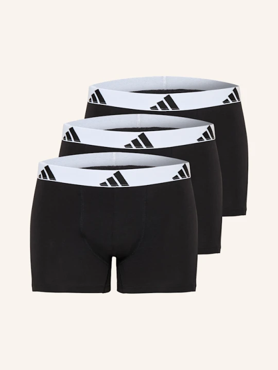 Zdjęcie produktu Adidas Bokserki Active Flex Cotton, 3 Szt. schwarz CZARNY