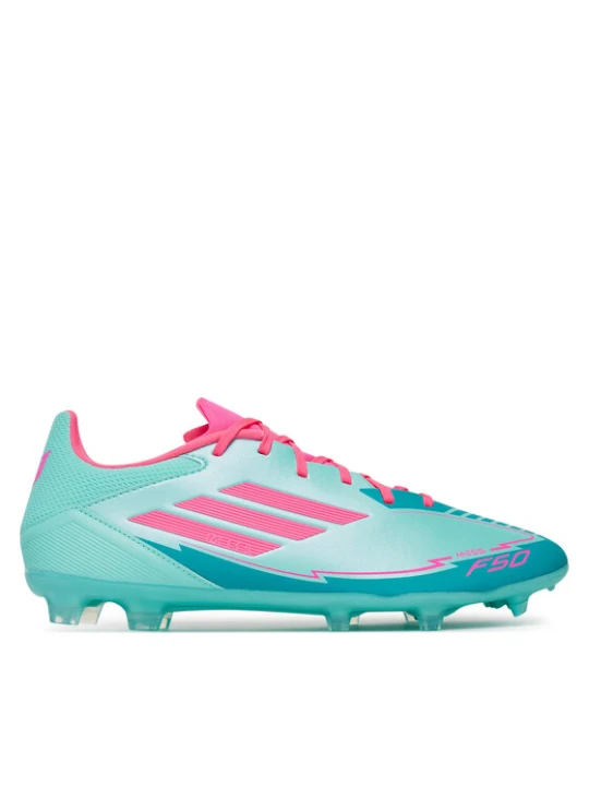 Zdjęcie produktu adidas Buty do piłki nożnej F50 League Messi Firm / Multi-Ground IH0928 Turkusowy