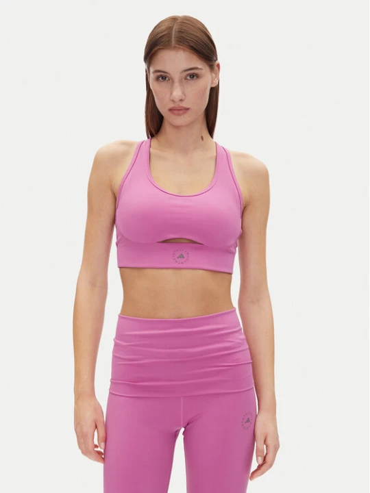 Zdjęcie produktu adidas by Stella McCartney Biustonosz sportowy TrueStrength JJ1639 Różowy Slim Fit