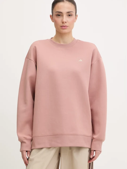 Zdjęcie produktu adidas by Stella McCartney bluza damska z bawełny brązowy