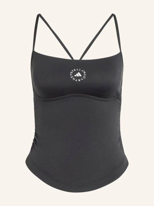 Zdjęcie produktu Adidas By Stella Mccartney Krótki Top Asmc Studio schwarz CZARNY