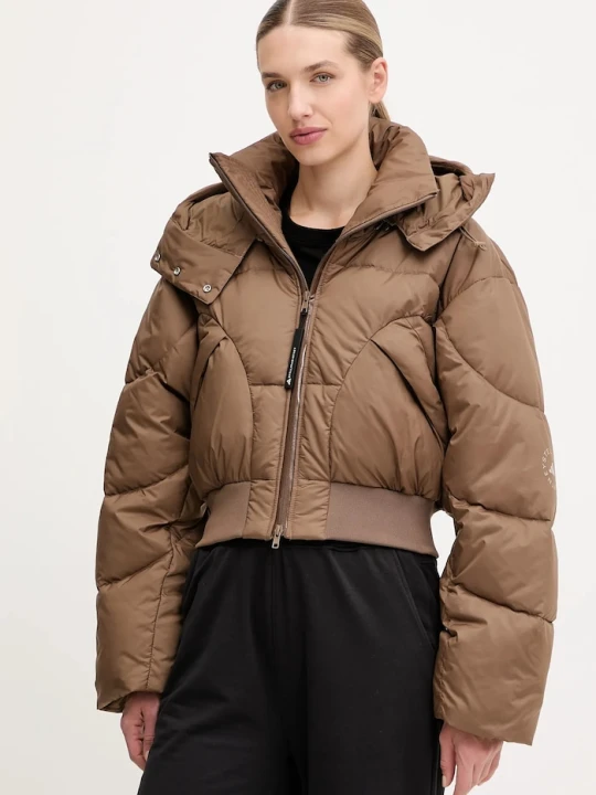 Zdjęcie produktu adidas by Stella McCartney kurtka ASMC Crop brązowy