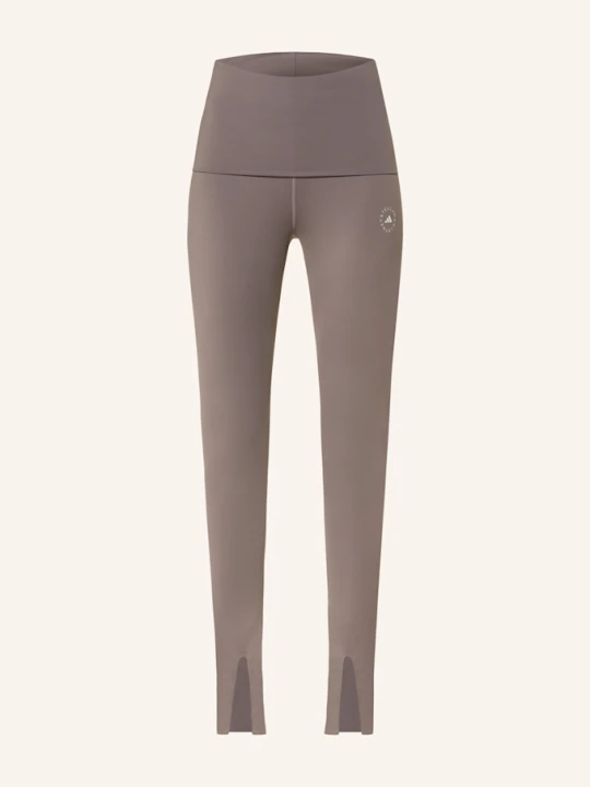 Zdjęcie produktu Adidas By Stella Mccartney Legginsy Adidas By Stella Mccartney Rolltop Splitcuf braun