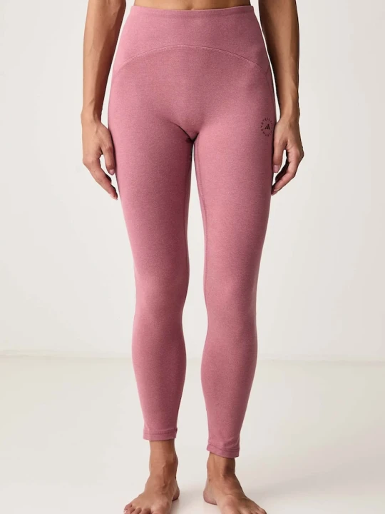 Zdjęcie produktu adidas by Stella McCartney legginsy sportowe damskie z bawełną różowy