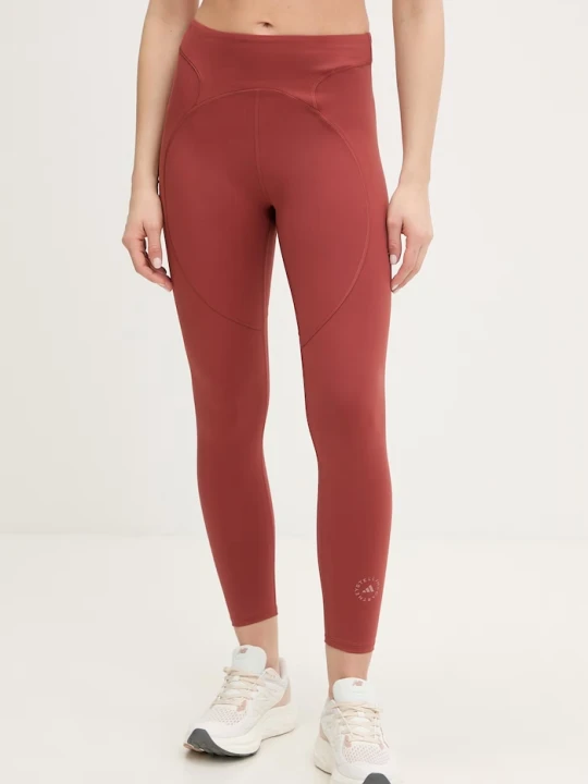 Zdjęcie produktu adidas by Stella McCartney legginsy treningowe brązowy