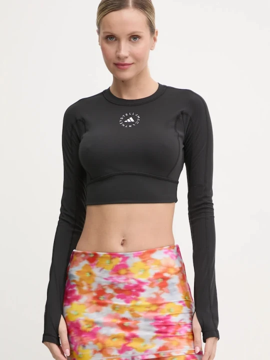 Zdjęcie produktu adidas by Stella McCartney longsleeve treningowy TrueStrenght czarny