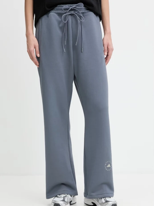 Zdjęcie produktu adidas by Stella McCartney spodnie dresowe bawełniane szary