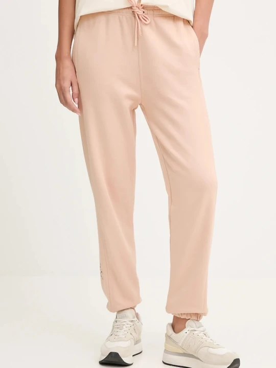 Zdjęcie produktu adidas by Stella McCartney spodnie dresowe bawełniane pomarańczowy
